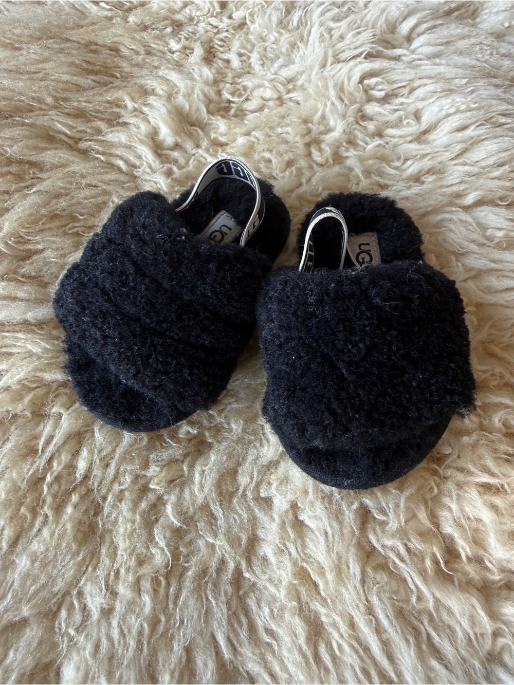 UGG Toddler Fluff Yeah Slide Slingback Slippers